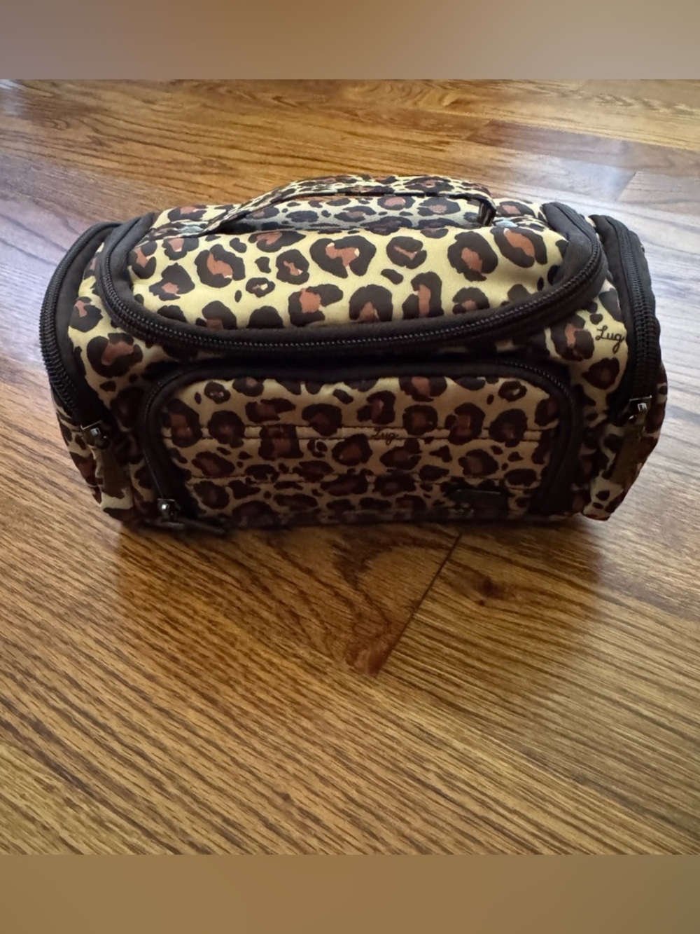 Lug Mini Trolley in Leopard Brown